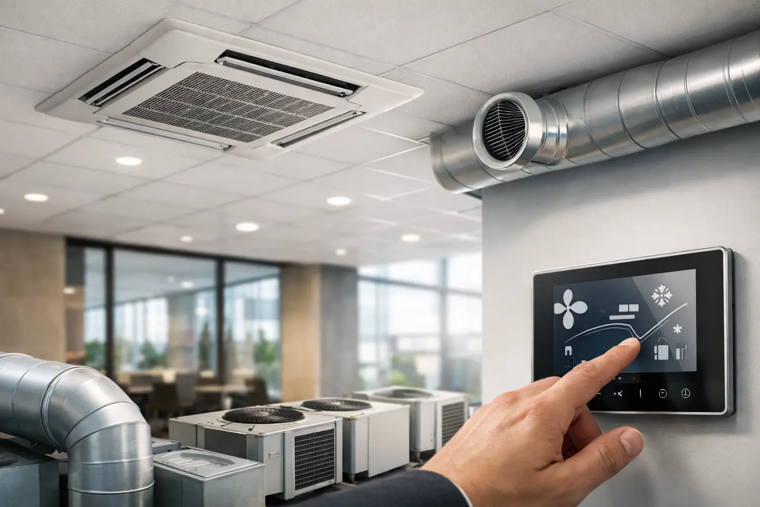 Sistema de climatização comercial eficiente