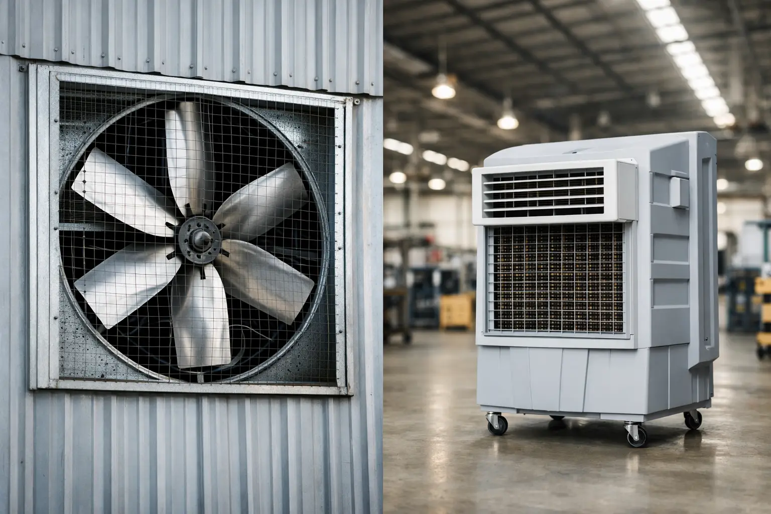 Exaustor ou climatizador industrial: qual escolher?