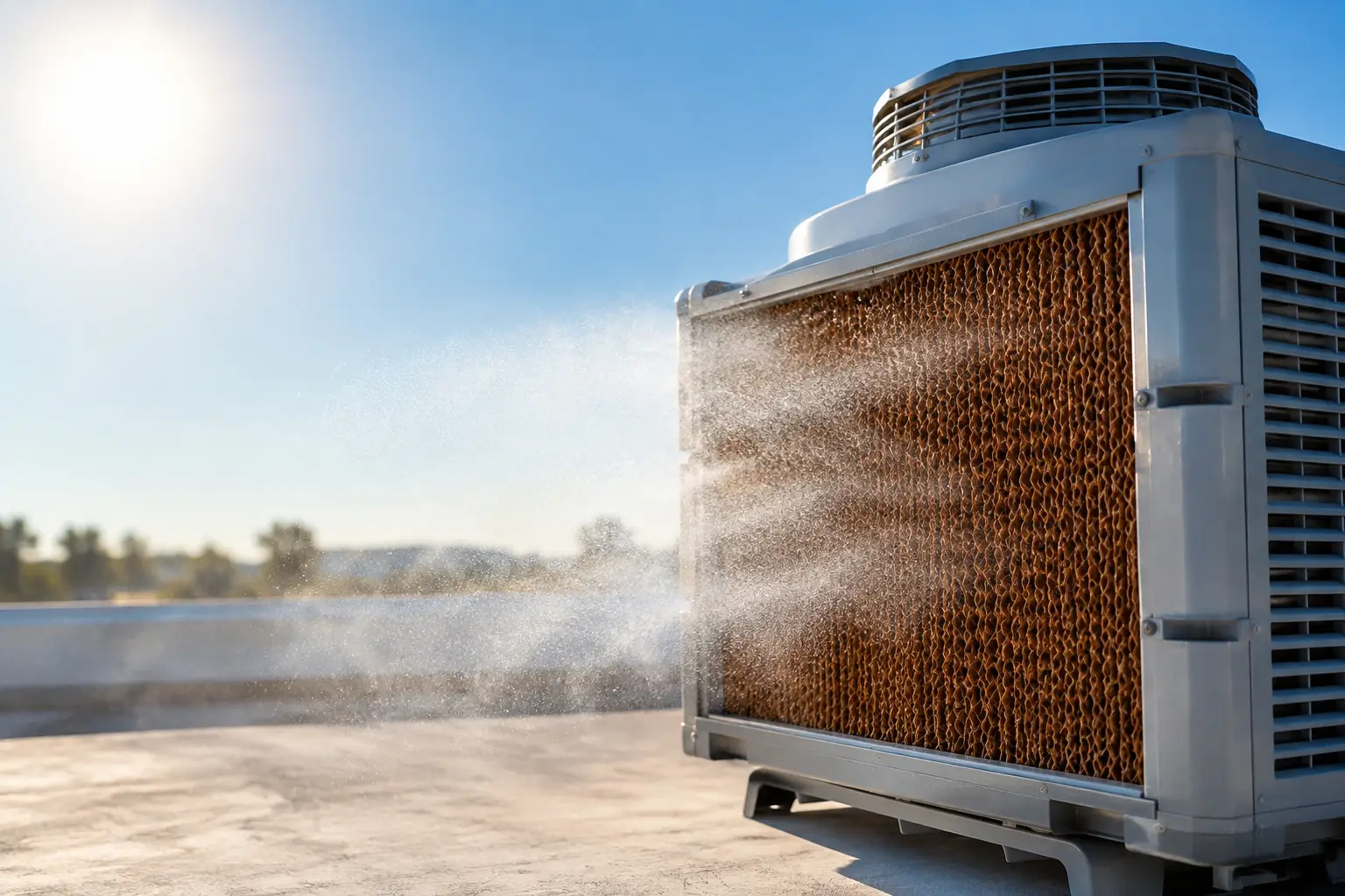 Benefícios do resfriamento evaporativo no calor