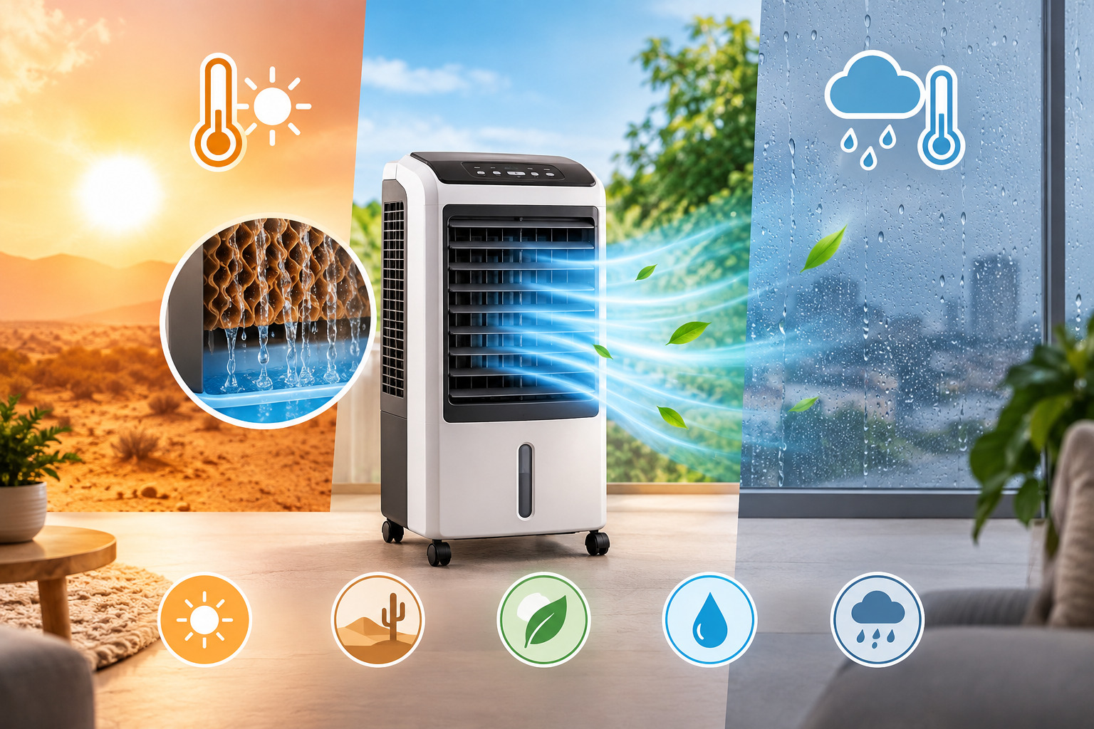 Climatizador funciona em qualquer clima