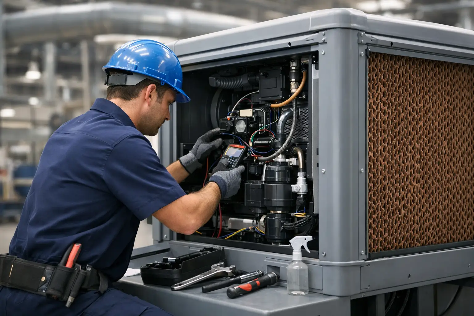 Manutenção de climatizadores industriais