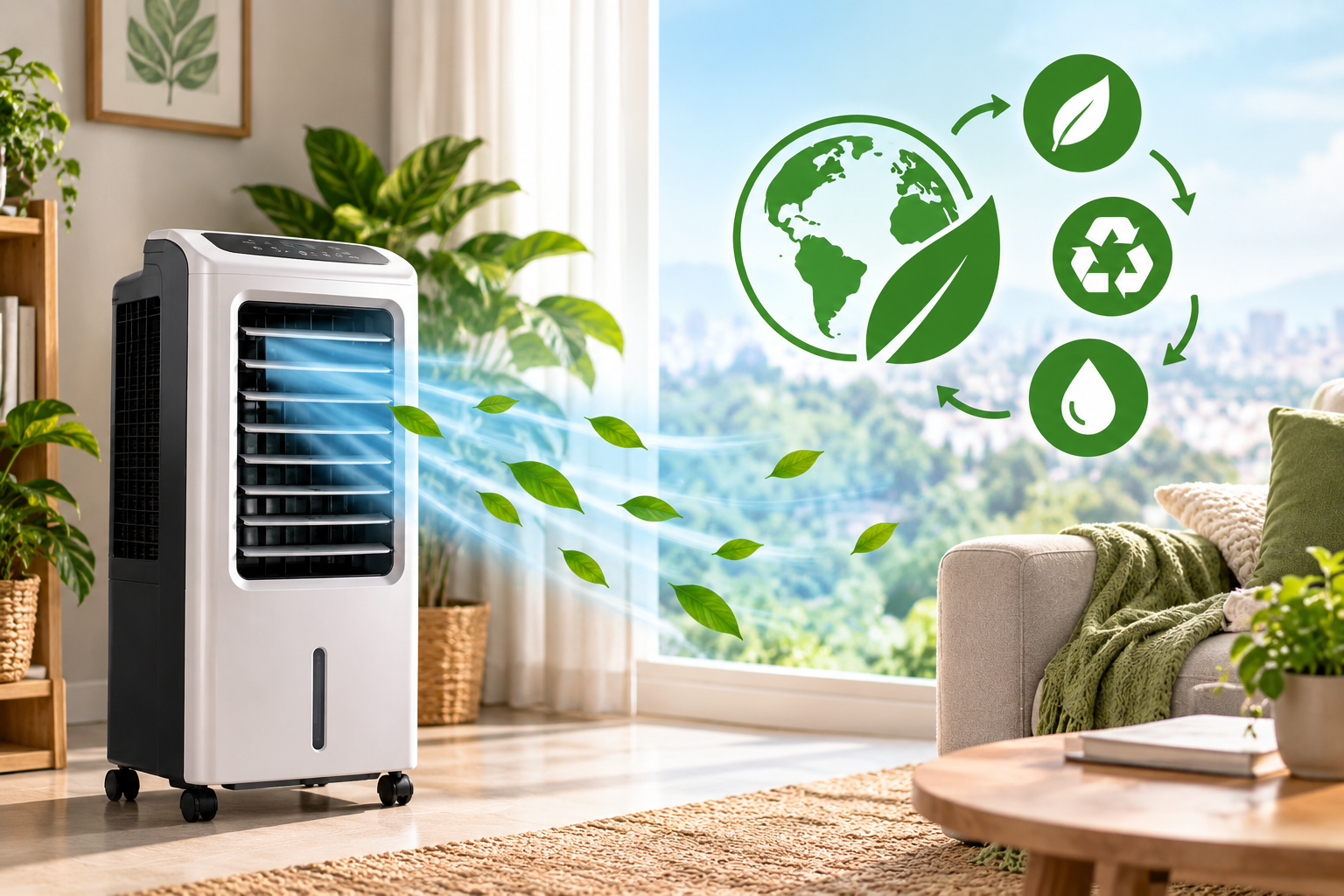 Climatizador de ar é uma alternativa mais sustentável