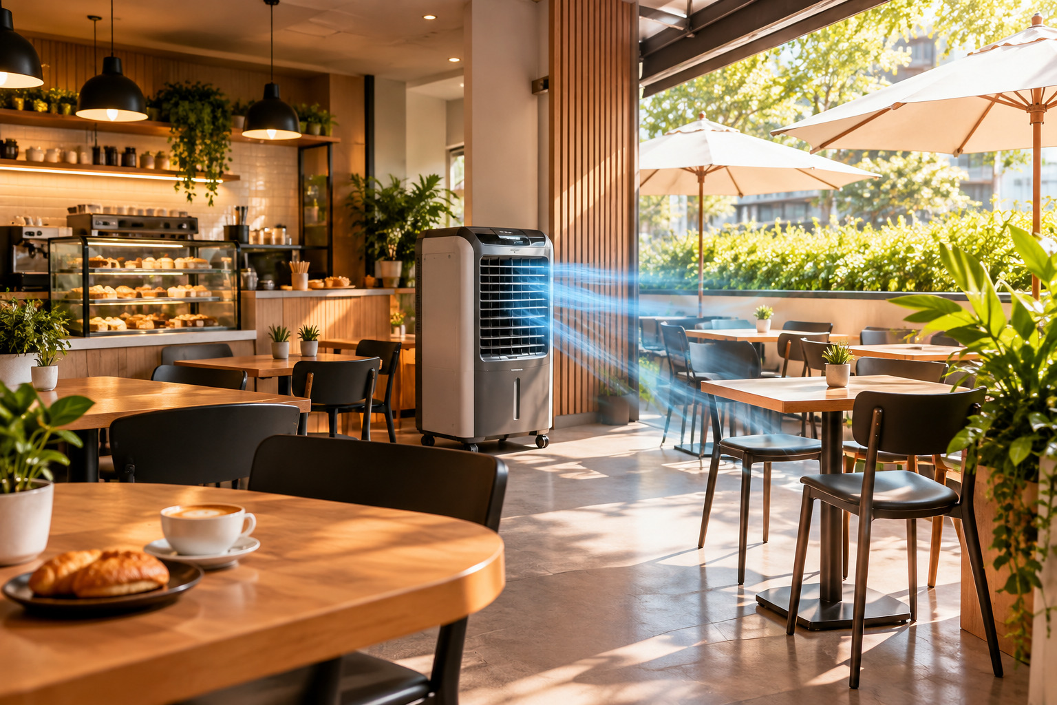 Como Tornar Cafeterias e Lanchonetes Mais Confortáveis nos Dias Quentes