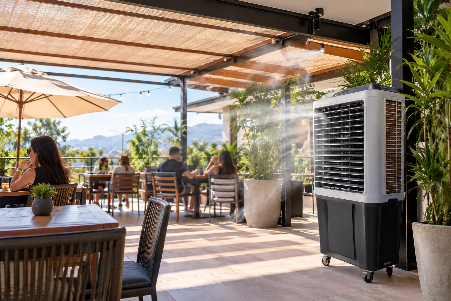 Como climatizar uma área aberta e deixar o ambiente mais confortável